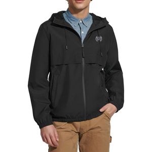 Veste coupe-vent pour hommes, vêtements de rue, veste coupe-vent grande taille en gros, col montant, veste homme streetwear - Product Image 4