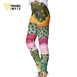 Nouvelle Arrivée - Leggings Femme Taille Haute Longueur Complète Imprimé Léopard Dégradé Extensible Tricoté Style Sportif Toutes Saisons 2026 - Product Image 5