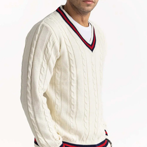 Hip Hop tricots chandails pour hommes à la mode mâle décontracté à la mode mâle lâche pull décontracté - Product Image 6