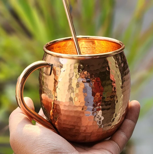 Taza de cobre de calidad superior Mule Rose Gold Silver Designer Drinkware Taza de cobre Precio más vendido - Product Image 6