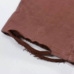 Pantalon de jogging sur mesure effet vieilli en tissu premium, coupe décontractée, style streetwear tendance - Product Image 6