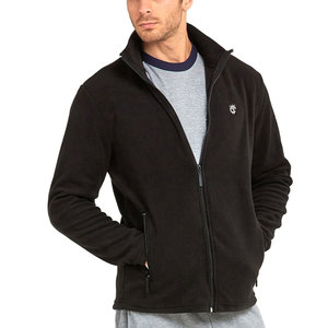 Veste polaire de style tendance pour hommes avec fermeture à glissière en toile à col montant pour une utilisation en extérieur en vente! - Product Image 1