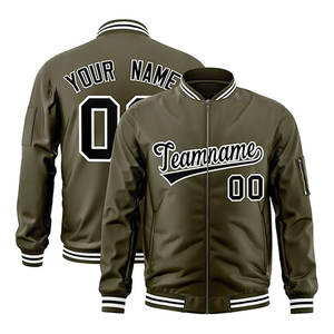 Fabricant de blousons bomber personnalisés avec logo sur le devant, de haute qualité, pour hommes et femmes, en nylon, coupe-vent, fournisseur en gros - Product Image 4