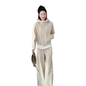 Traje deportivo informal de otoño para mujer, sudadera adelgazante reductora de edad con estilo, conjunto de 2 piezas, 2 piezas - Product Image 5