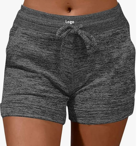 2024 Summer Women Trendy Print Plus Size Yoga Pants Casual Loose <b>Elastic</b> Waist Comfy Beach Shorts with Pockets - Product Image 4