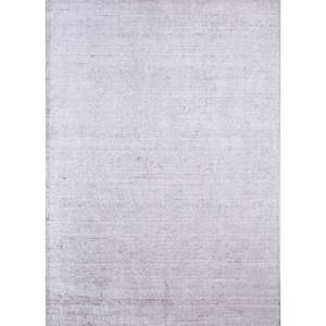 Tapis en laine et soie de bambou tissé à la main Konstrukt, couleur unie rose et violet, pour la maison - Modèle HWB-15 - Product Image 1