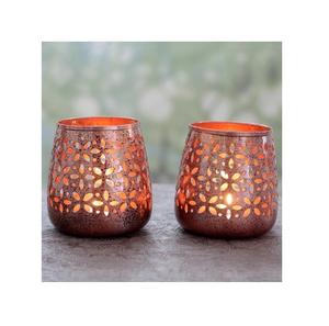 Portavelas de metal colgante rústico con forma de linterna, perfecto para patios al aire libre y casas de estilo de granja - Product Image 4