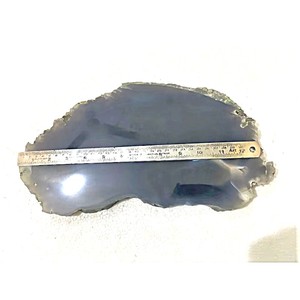 Bandeja de ágata Natural gris, rebanadas de GEMA con borde rugoso, venta al por mayor - Product Image 2