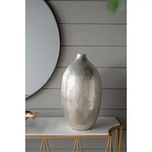 Vase à fleurs en métal artisanal décoratif pour des ambiances artistiques à la maison, vase à fleurs plaqué or de luxe, design exclusif - Product Image 1