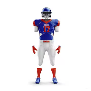 Camisetas de Fútbol Americano Personalizadas de Fábrica, Diseño Personalizado, Nombres de Equipos y Logotipos, Alto Rendimiento, Cortas, 100% Poliéster, Protección UV - Product Image 4