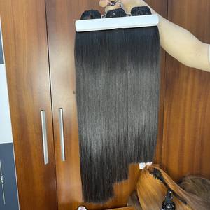 เครื่องขยายเส้นผมสีดำธรรมชาติพร้อมเส้นผมมนุษย์พร้อมส่ง - Product Image 4