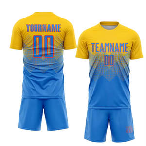 Conjunto de uniforme de fútbol de primera calidad diseñado para brindar comodidad y rendimiento atlético, conjuntos de uniformes de fútbol de calidad profesional. - Product Image 4