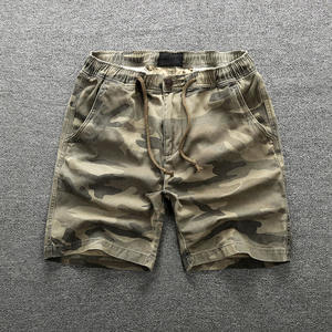 Short homme décontracté anti-rides écologique 100% coton séchage rapide respirant imperméable motif solide cordon de serrage Dernières - Product Image 4