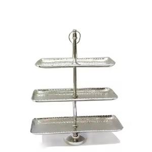 Soporte de pastel de Metal de 3 niveles para el hogar, Hotel, boda, fiesta, postre, decoración de mesa, Soporte redondo elegante para cupcakes - Product Image 1