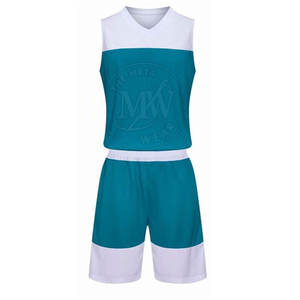 Best Design Customized 100% Polyester <b>Outdoor</b> Sports Wear <b>Basketball</b> Uniform Sets High Quality Breathable Quick Dry Plus Size - Product Image 1