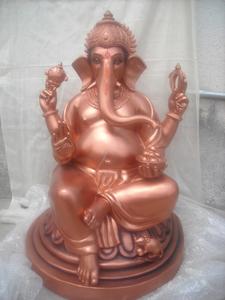 Statue de bouddha en fibre de verre légère pièce d'art intérieure/extérieure durable pour bureau à domicile et décor paysager modèle en résine grandeur nature - Product Image 3