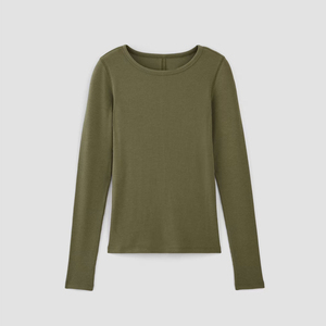 Nuevo diseño personalizado de manga larga para mujer Camisetas Top Trending invierno otoño primavera ropa informal camisetas de manga larga para mujer - Product Image 3