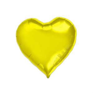 Palloncini in Foil a Forma di Cuore Dorati per Feste, 18 Pollici, Confezione da 12 Pezzi - Product Image 2