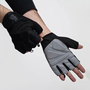 Guantes de Halterofilia Personalizados de Medio Dedo para Hombre y Mujer 2025 Guantes de Entrenamiento de Gimnasio de Alta Calidad - Product Image 6