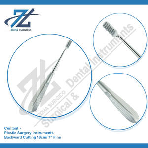 LEWIS Râpe à nez Tirer/Couper vers l'arrière 18cm/7 "Fine Base en acier inoxydable de haute qualité Fabricant d'instruments chirurgicaux Pakistan - Product Image 4