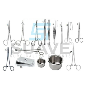 Ensembles de pansement chirurgical Ensembles de pansement chirurgical multifonctionnels de meilleure taille Utilisation pour la chirurgie par SUAVE INSTRUMENTS SURGICAUX - Product Image 1