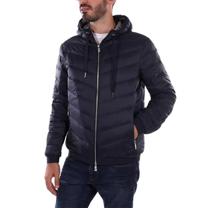 Veste bouffante d'hiver à la mode de qualité supérieure pour hommes, motif à capuche bouffant, vêtements d'hiver teints en toile fine - Product Image 2