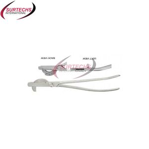 Émasculateur vétérinaire Hausmann 30 cm en acier inoxydable blanc, instrument chirurgical de base de classe I pour la castration - Product Image 2