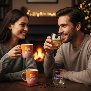 Set di Tazze da Caffè, 2 Pezzi: Tazza e Bicchiere in Vetro, Confezione Regalo per Caffè e Bevande Quotidiane - Product Image 2