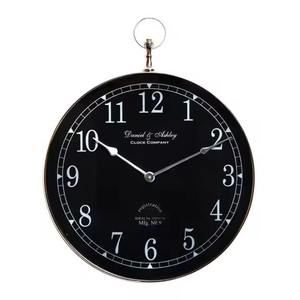 Décor moderne en métal d'horloge murale numérique artistique avec l'utilisation unique de décor de ferme de conception - Product Image 4