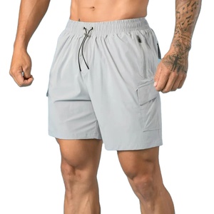 Pantalones Cortos Deportivos Transpirables para Correr, Hacer Ejercicio, de Spandex/Poliéster, con Bolsillos Delanteros, de Secado Rápido, Elásticos en 4 Direcciones - Product Image 2