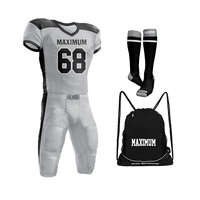 Maillot d'entraînement de football américain réversible, respirant, anti-humidité, anti-bactérien, à manches courtes, imprimé par sublimation