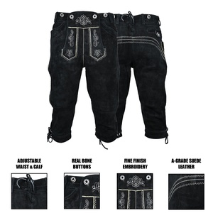 ชุด Oktoberfest lederhosen บาวาเรีย lederhosen สีดำสำหรับ Oktoberfest - Product Image 5