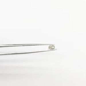 ลูกปัดเพชรสีขาวอัญมณีหินธรรมชาติสำหรับทำเครื่องประดับอัญมณีหลวมตัดไม่ผ่านการบำบัดเพชรแท้ - Product Image 3