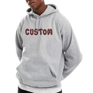 Sudaderas con Capucha Grises Unisex de Lujo, Calidad 100% Algodón, Felpa Gruesa, Térmica, Cómoda y Elegante para Hombre - Product Image 2
