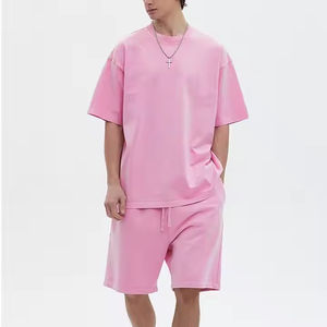 Camiseta con estampado personalizado para hombre 2025 y pantalones cortos deportivos de algodón pesado 100% algodón informal de gran tamaño hecho por RAM Industry - Product Image 2