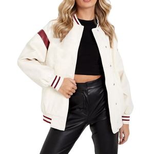 Veste universitaire décontractée pour femme, style streetwear, ample, respirante, pour l'extérieur, par Isha Industry - Product Image 1