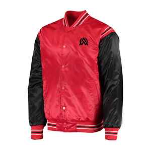 Vestes en satin pour hommes de couleur personnalisée avec logo personnalisé coupé et cousu de haute qualité à prix compétitif marque privée - Product Image 6
