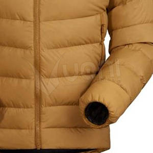 Men's Warm <b>Winter</b> Puffer Jacket Hooded <b>Waterproof</b> Windproof Reversible Eco-Friendly Custom Bubble Puffer <b>Coat</b> - Product Image 3