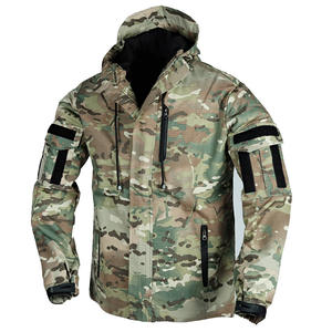 Veste de chasse camouflage en polyester personnalisée de haute qualité Vestes d'hiver et imperméables pour hommes - Product Image 2