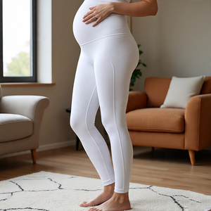 เลกกิ้งพิมพ์ลายกราฟิกสำหรับผู้หญิงกางเกงมีกระเป๋าสำหรับคุณแม่เลกกิ้งพิมพ์ลายกราฟิกสำหรับใส่เล่นโยคะ - Product Image 2