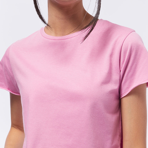 เสื้อยืดครอปสำหรับผู้หญิงเสื้อครอปไซส์พิเศษใส่สบายเป็นมิตรกับสิ่งแวดล้อมสำหรับฤดูร้อน - Product Image 6