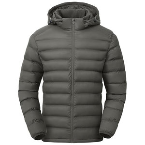 Chaqueta Acolchada con Capucha Resistente al Agua para Hombre, Chaqueta de Invierno Ligera y Cálida, Diseño con Bolsillos, Proveedor al por Mayor - Product Image 1