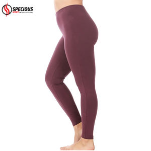 Leggings de yoga pour femmes sur mesure en gros, longueur cheville, spandex/polyester, extensible dans les quatre sens, uni, séchage rapide, respirant, pantalon de sport - Product Image 3