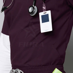 Conjunto de Joggers Personalizables de Alta Calidad para Hombre, en Polialgodón, Uniformes Médicos, Trajes de Enfermería de Manga Corta, Servicio OEM - Product Image 6