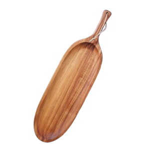 Plato personalizado de madera para aperitivos, desayuno, aperitivos, fruta, comida, bandejas para servir, plato de la India - Product Image 1