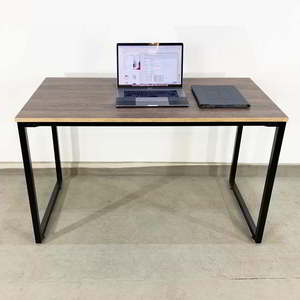 HOBP023 Minimalist Assembly Wooden Computer/Laptop <b>Table</b> <b>Foldable</b> Office Desk with Iron <b>Legs</b> for Hotels - Product Image 5