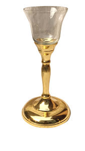 Bougeoir décoratif à tige en acrylique très vendu bougeoir de haute qualité décoratif nouveau design en métal fabriqué à la main bougeoir à la main - Product Image 6