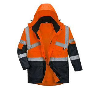Veste de travail de sécurité réfléchissante pour hommes de haute qualité Construction Hi Vis Industry Workwear Supports Logo personnalisé Veste de sécurité - Product Image 4