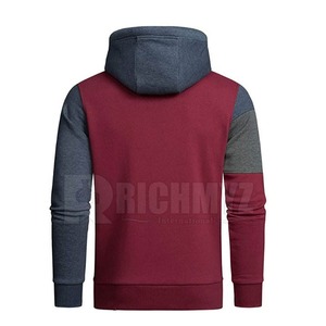 Sudadera con Capucha para Hombre de Talla Grande, de Alta Calidad OEM, Unisex, Invierno, con Logotipo Personalizado, Sudadera con Capucha de Color en Contraste para Hombre - Product Image 5