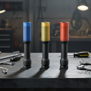 Facom Set of 1/2'' Reinforced Long-Reach <b>Impact</b> <b>Sockets</b> - Product Image 3